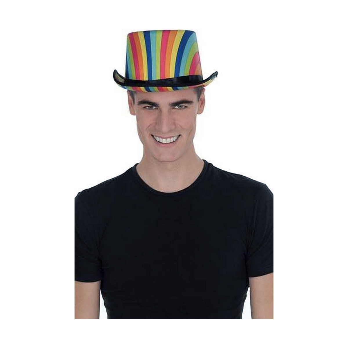 Hög hatt My Other Me Rainbow Multicolour S - 3