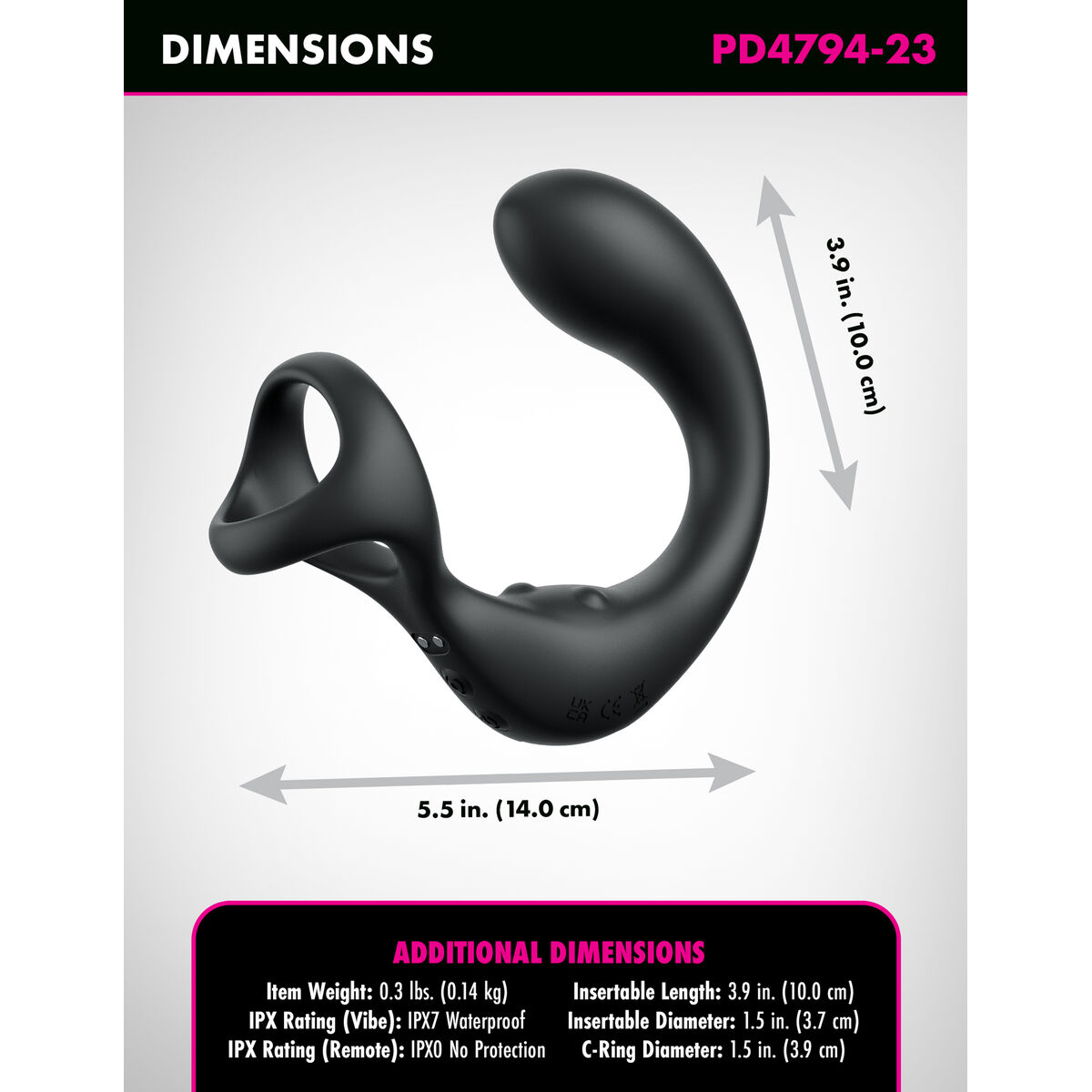 Anal vibrator Pipedream Anal Fantasy Elite Svart - 4