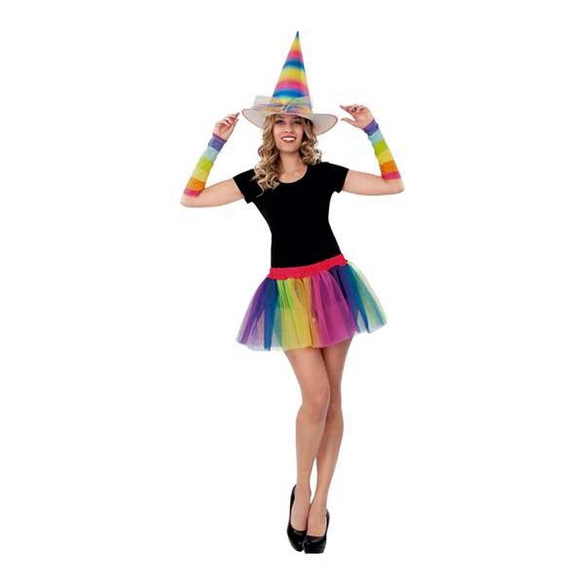 Hatt My Other Me Rainbow Häxa (58 cm)