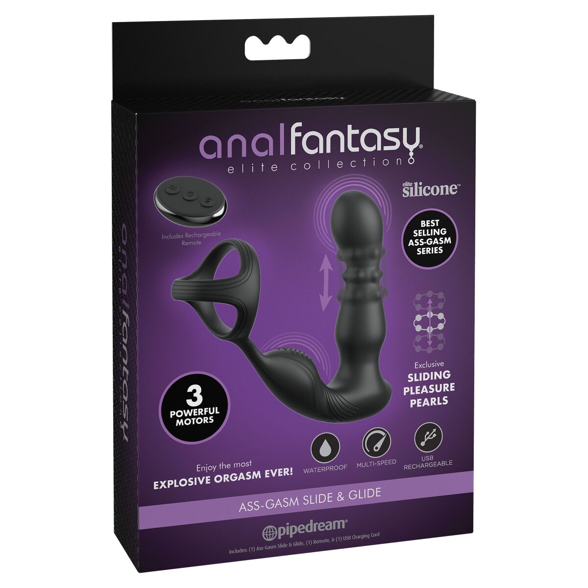 Anal vibrator Pipedream Anal Fantasy Elite Svart - 5