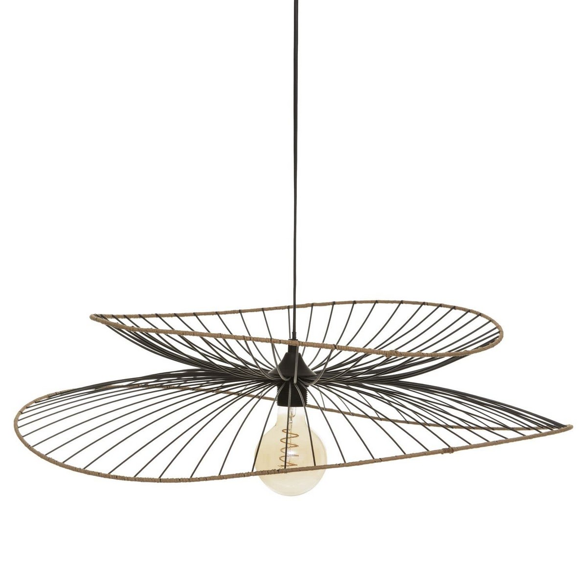 Taklampa Atmosphera Alara 40W Svart (Ø 69,5 x 17,5 cm) - 4