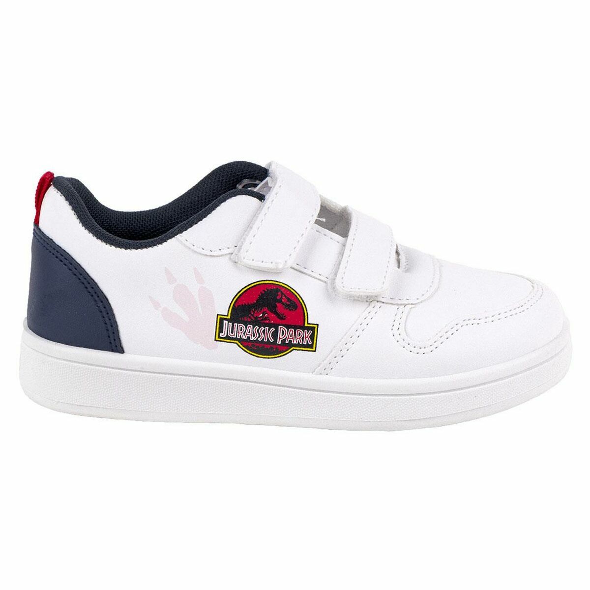 Sportskor för barn Jurassic Park Velcro Vit - 8