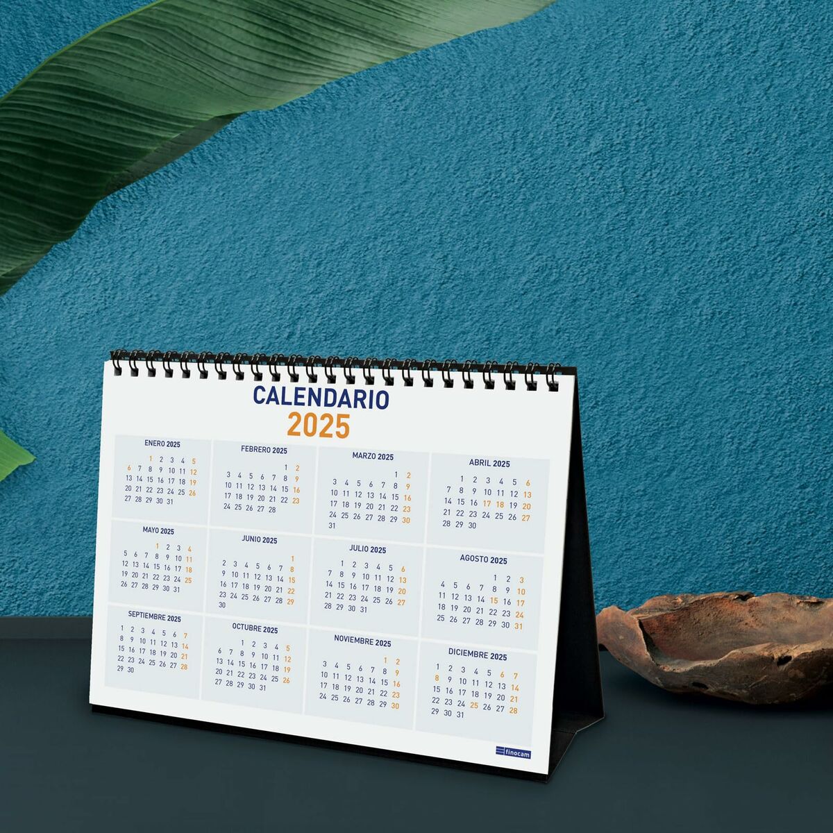 Skrivbordskalender Finocam Multicolour Papper 21 x 15 cm 2025 - 3