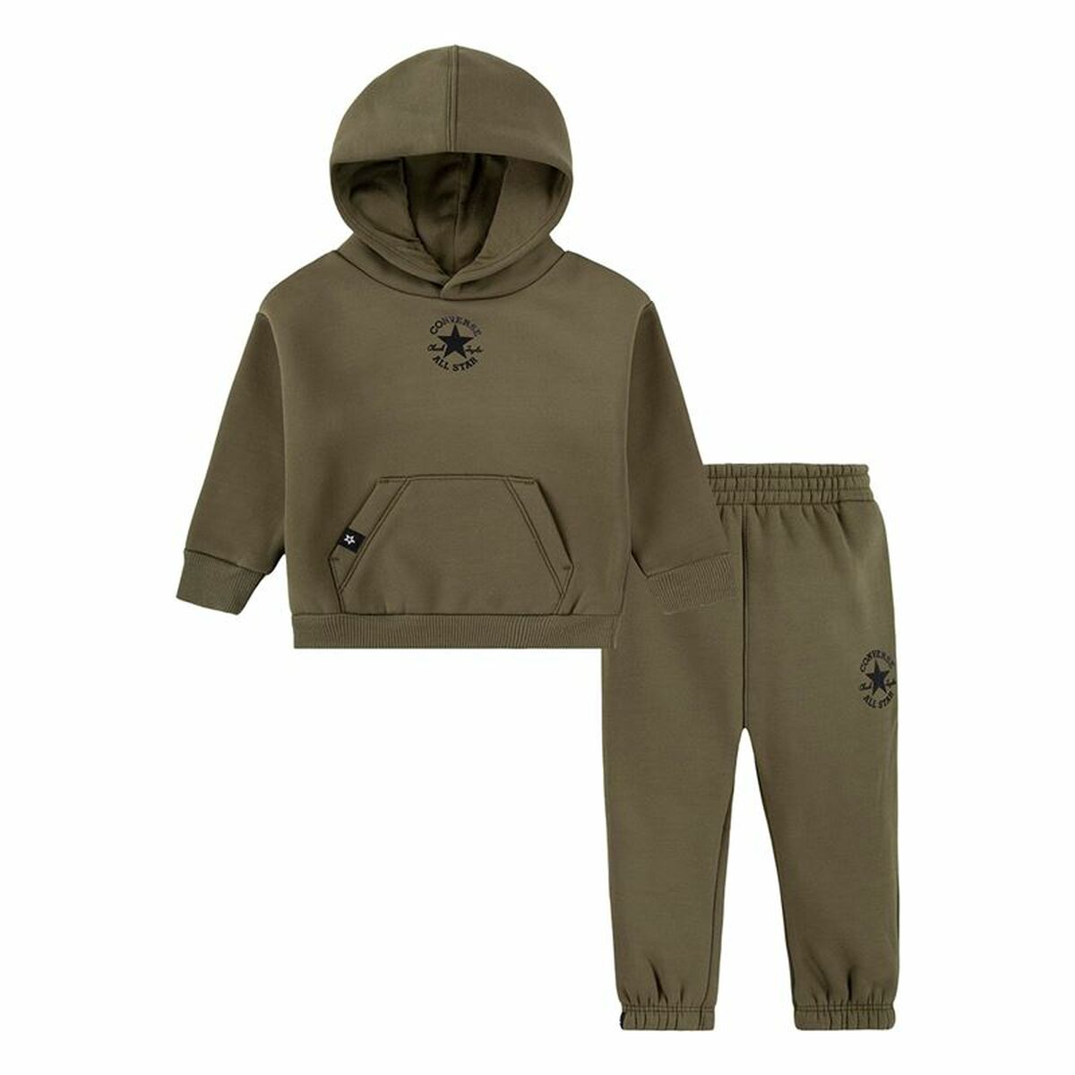Träningskläder, Baby Converse Sustainable Core Po Oliv 2 Delar