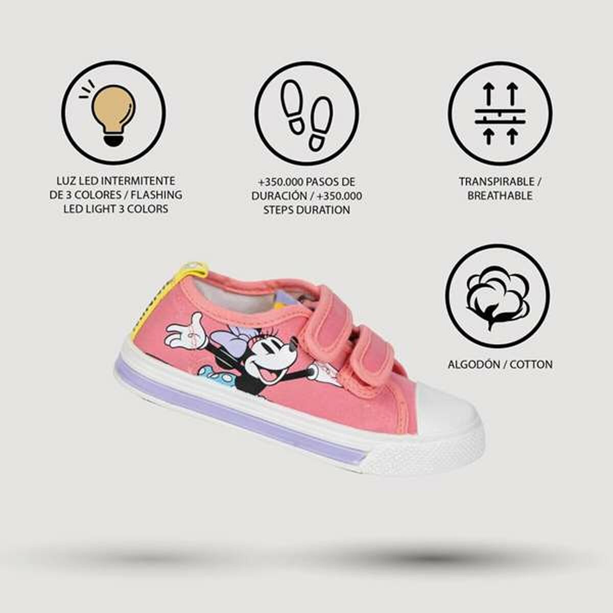Sportskor Casual Barn Minnie Mouse 25 - 4