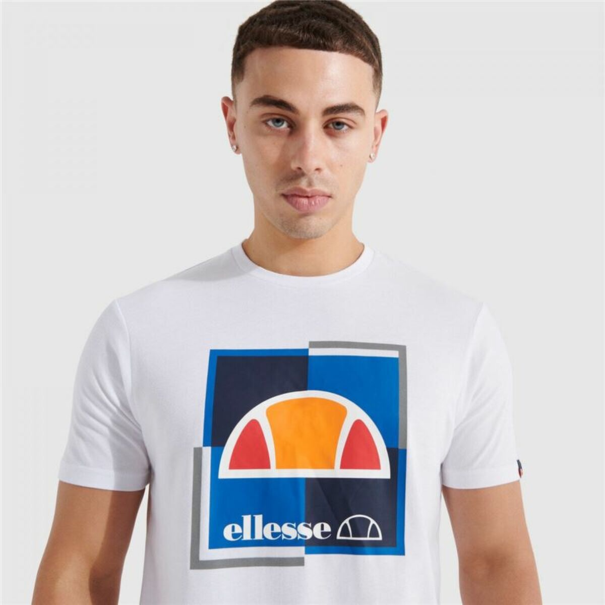 T-shirt med kortärm Herr Ellesse Michaelo Vit - 3