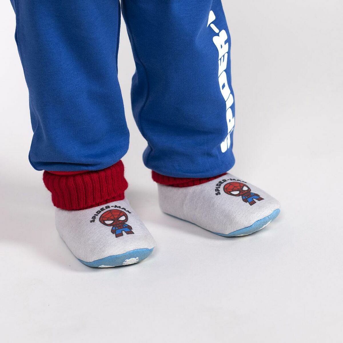 Hustofflor Spider-Man Ljusgrå - 14