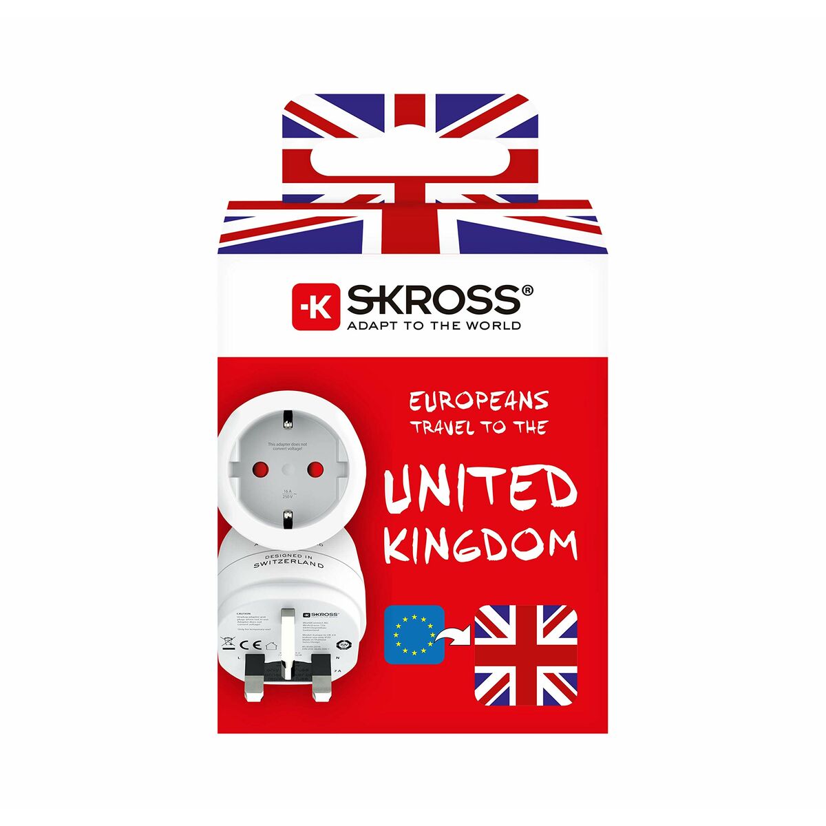 Eladapter Skross 1.500230-E Vit (Renoverade A+) - 2
