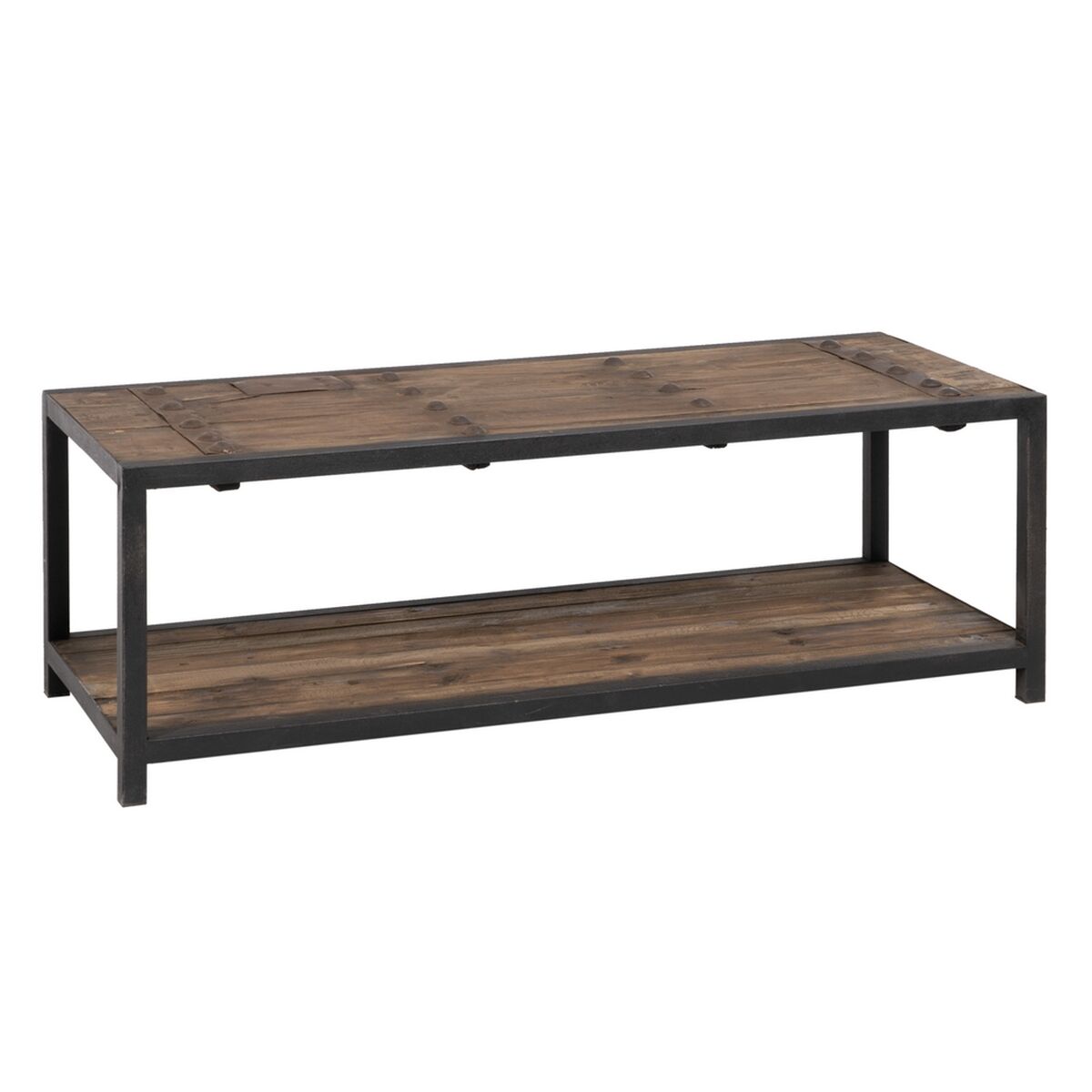 Soffbord Svart Naturell 165 x 64 x 55 cm