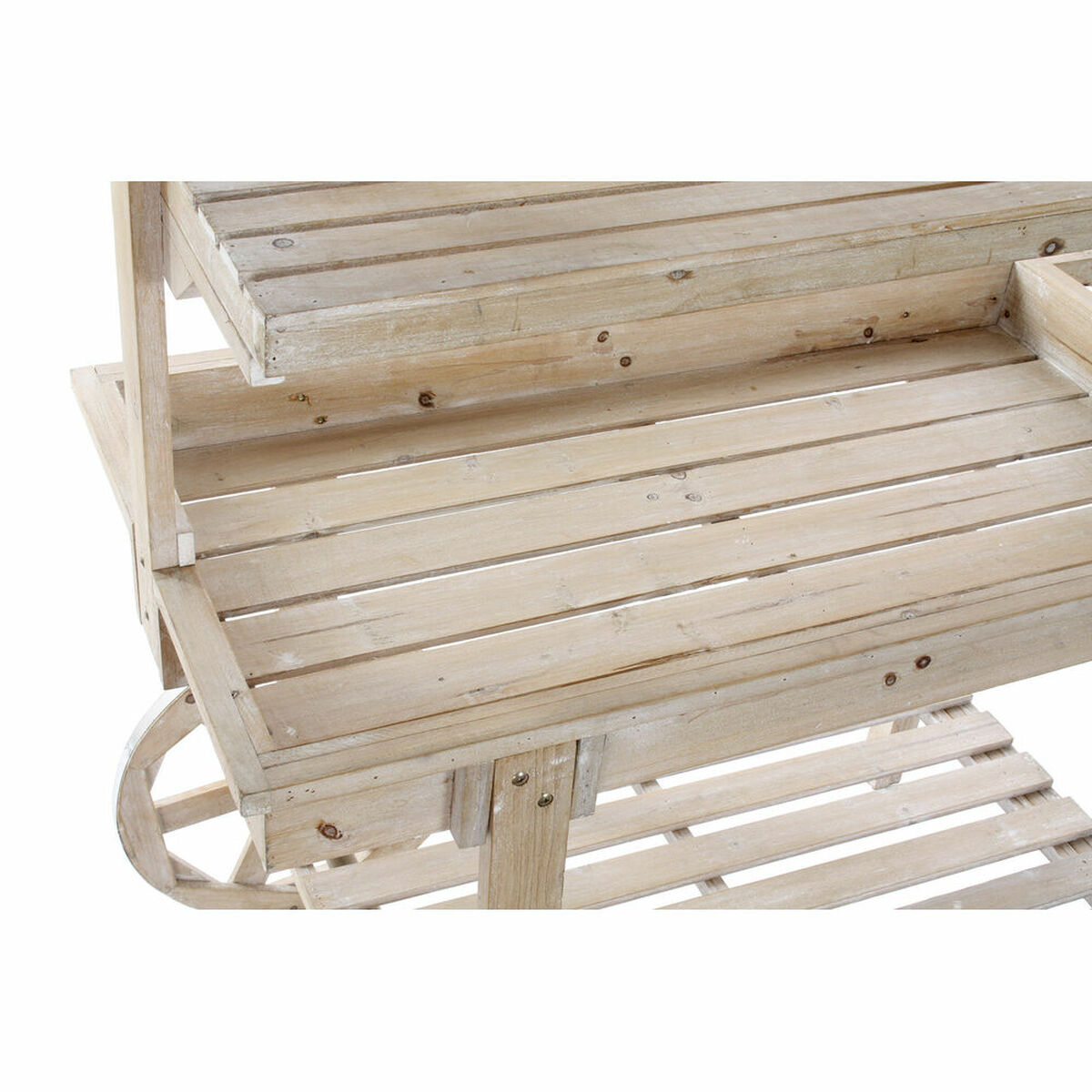 Trädgårdsvagn DKD Home Decor Ljusbrun 118 x 53 x 166 cm - 3