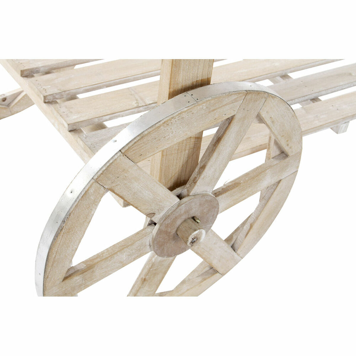 Trädgårdsvagn DKD Home Decor Ljusbrun 118 x 53 x 166 cm - 4