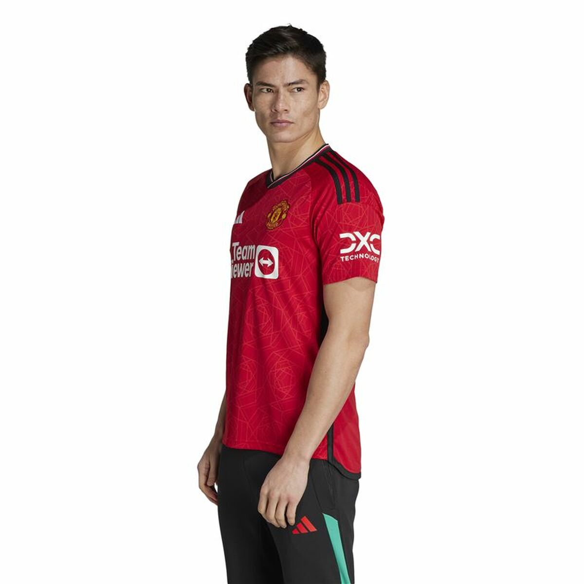T-shirt med kortärm Herr Adidas Manchester United - 3
