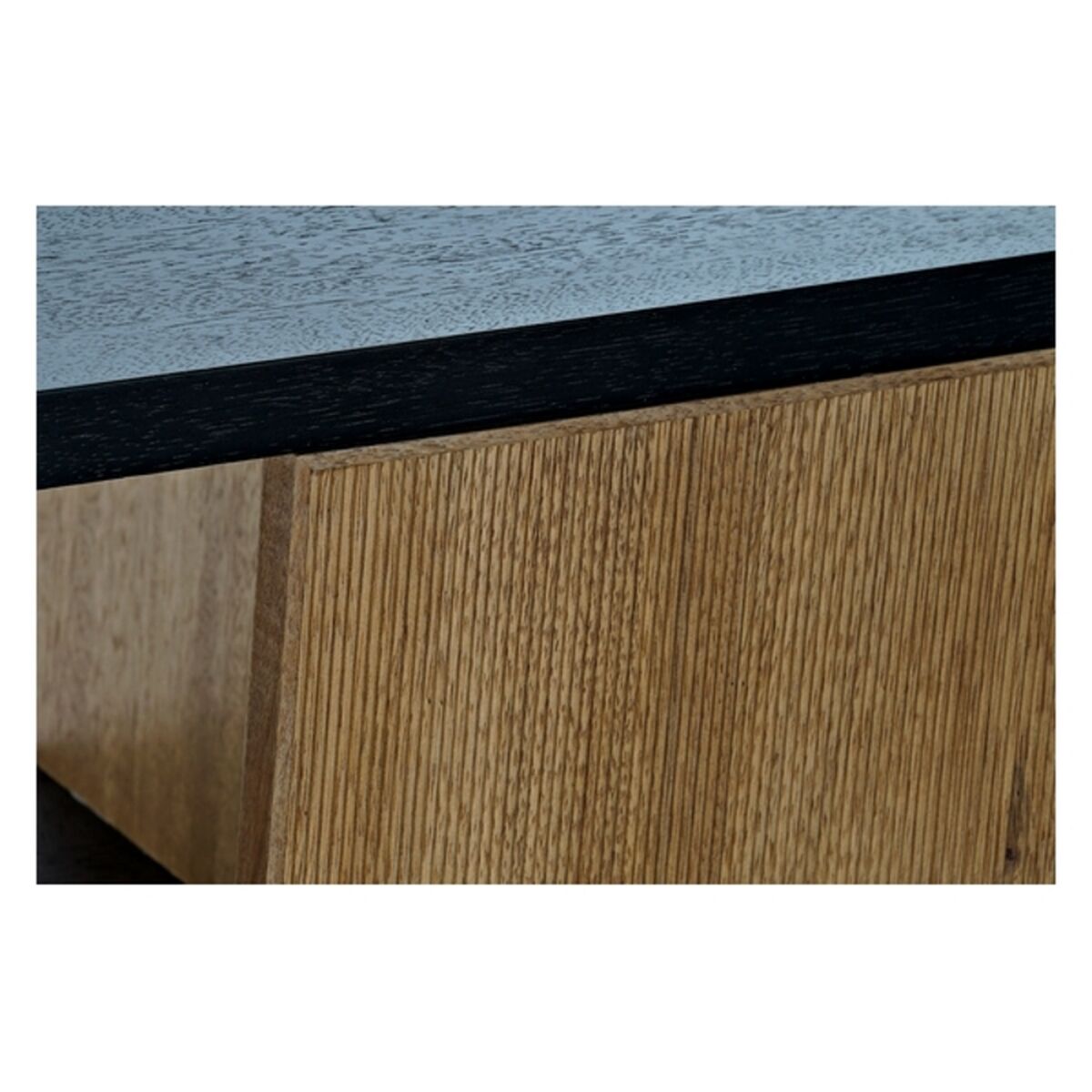 Skänk DKD Home Decor Alvin Svart Naturell Järn Aske 160 x 40 x 75 cm - 9
