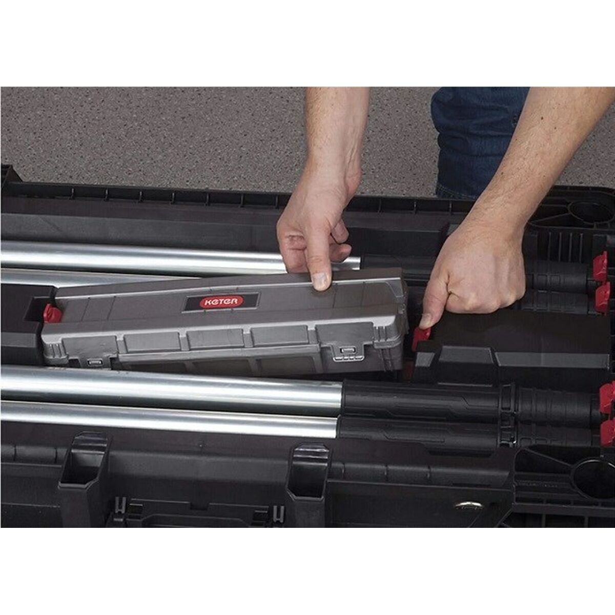Arbetsbord Keter 239985 88 x 55,4 x 11,2 cm - 4