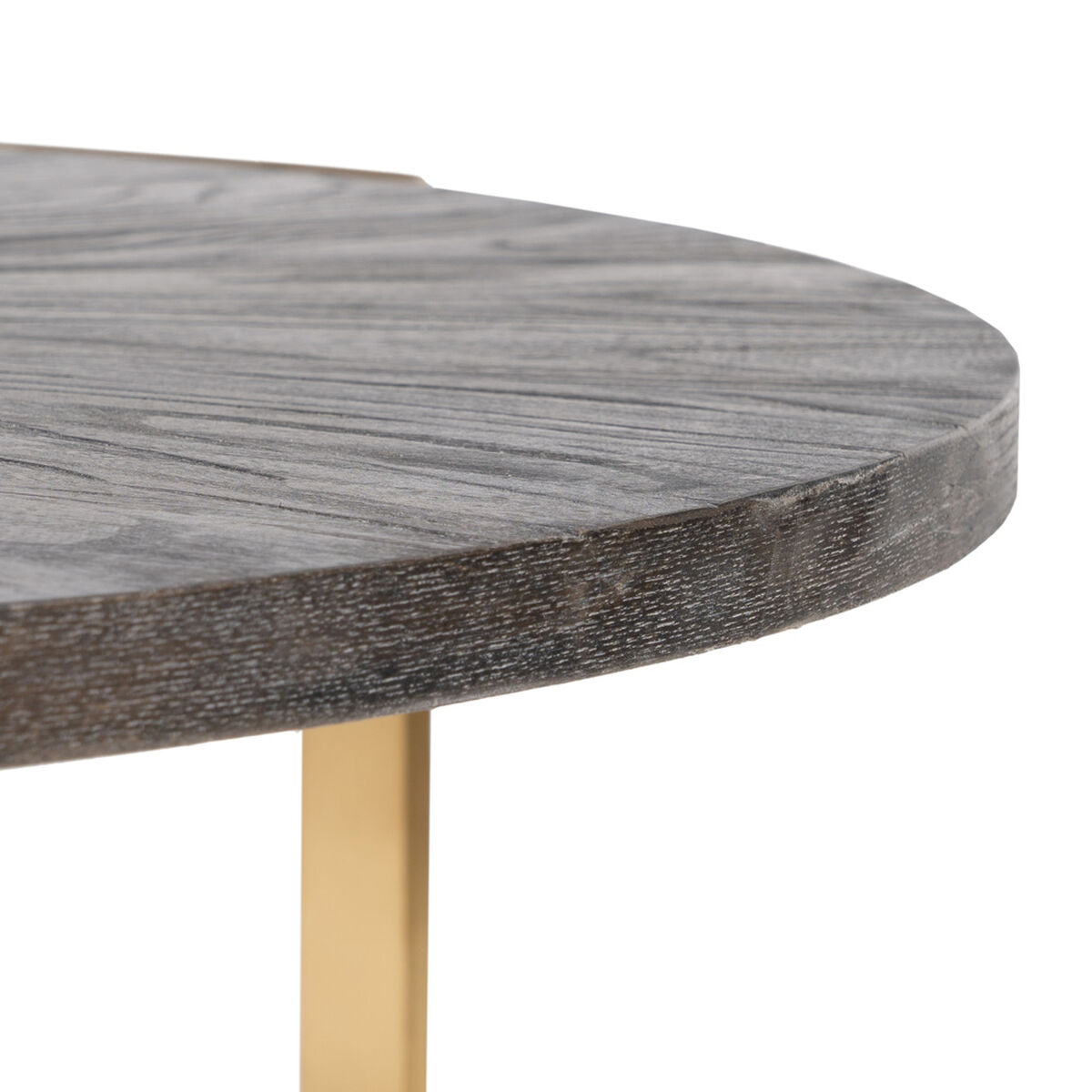 Soffbord Gyllene Mörkbrun 90 x 90 x 45 cm - 4