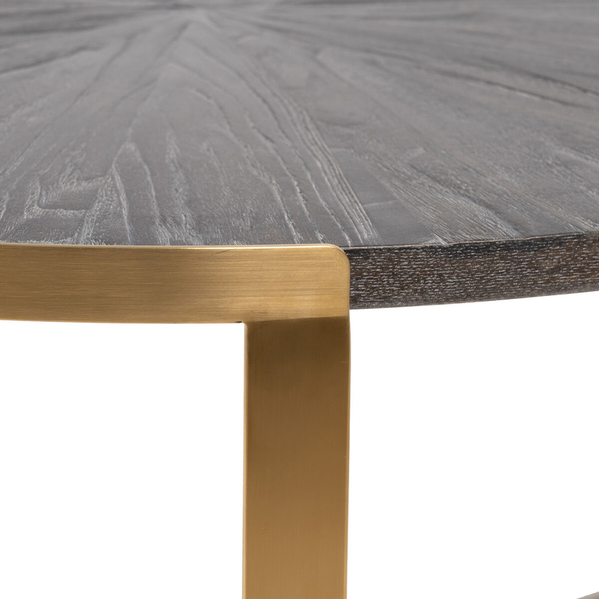 Soffbord Gyllene Mörkbrun 90 x 90 x 45 cm - 5