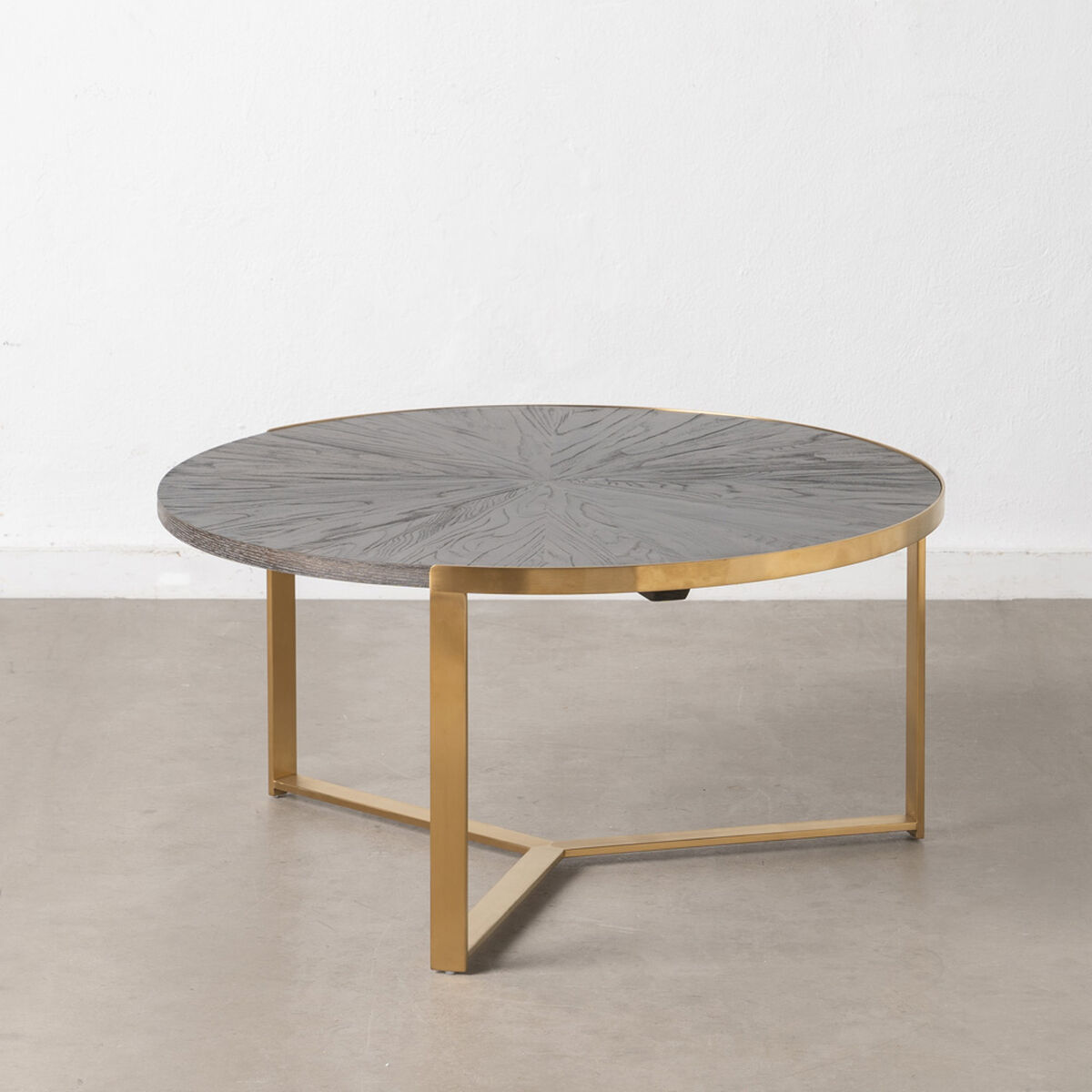 Soffbord Gyllene Mörkbrun 90 x 90 x 45 cm - 2
