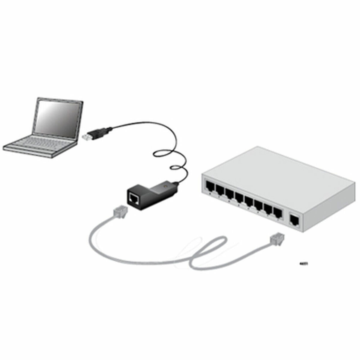 Nätkabel UTP Styv Kategori 6 Allied Telesis AT-VT-KIT3 - 2