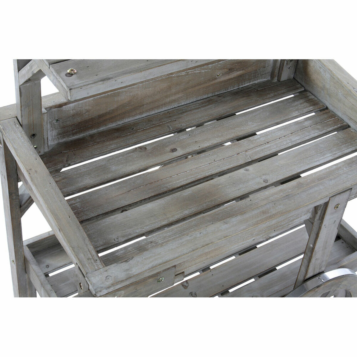 Trädgårdsvagn DKD Home Decor 87 x 14 x 109 cm 87 x 41 x 109 cm Ljusbrun - 3