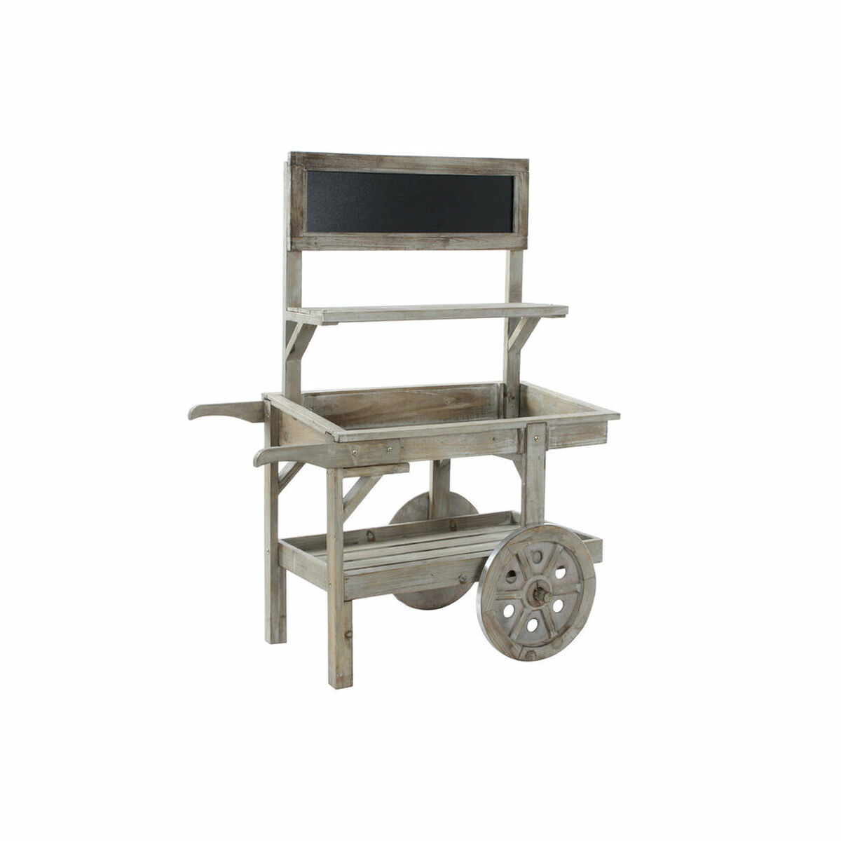 Trädgårdsvagn DKD Home Decor 87 x 14 x 109 cm 87 x 41 x 109 cm Ljusbrun - 2