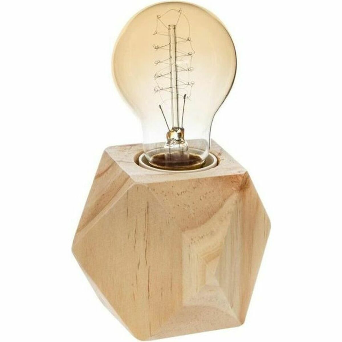 Bordslampa Atmosphera Sexkantig 7,5 x 8 cm Trä - 2