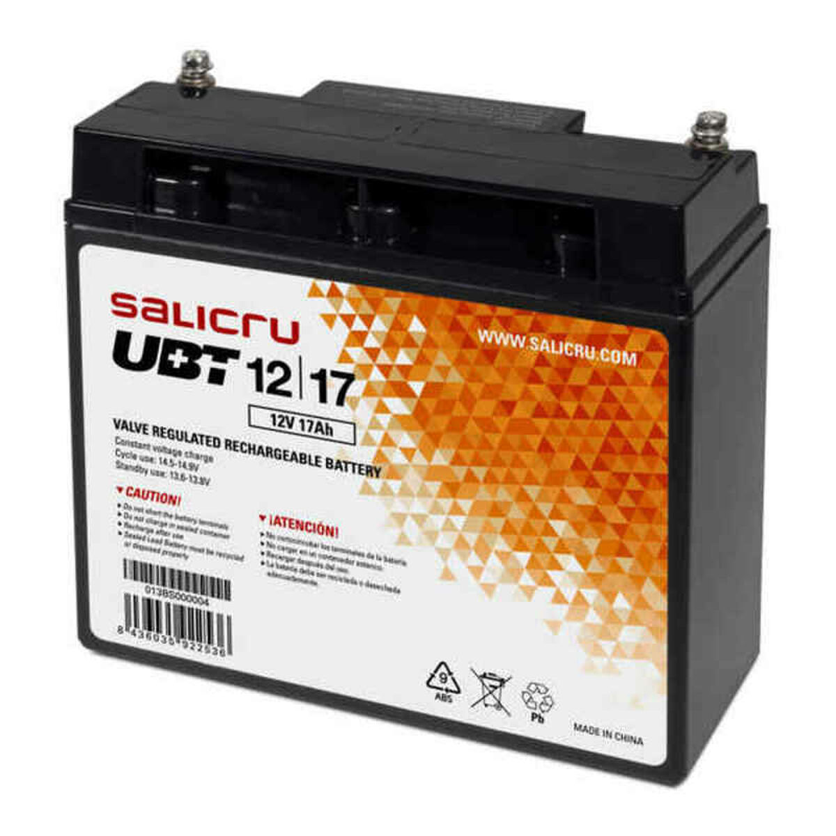 SAI Interaktiv Avbrottsfri Kraftförsörjning (UPS) Salicru UBT 12/17