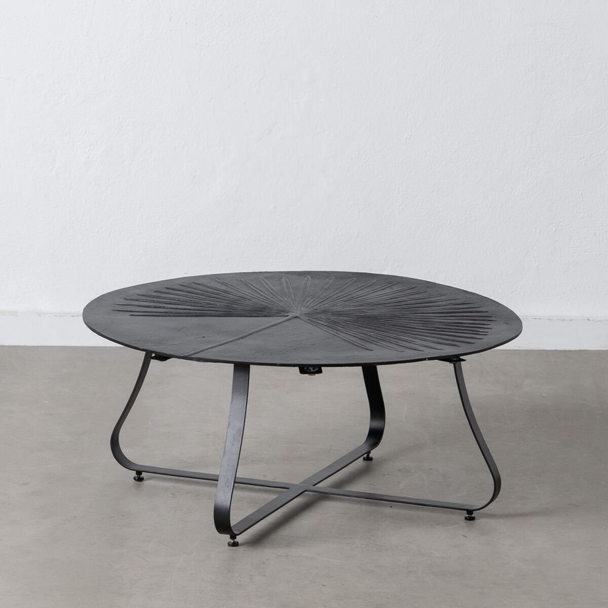 Soffbord Svart 80 x 80 x 35 cm - 2