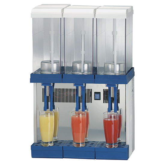 Kall dryck dispenser, 3x 9 liter