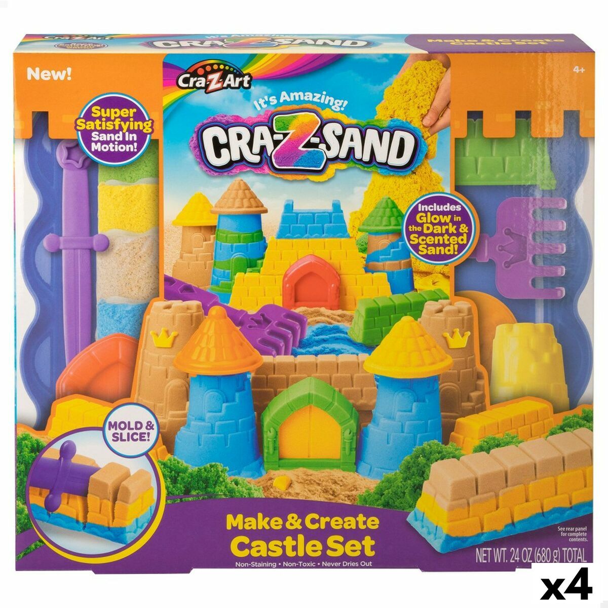 Uppsättning manuella aktiviteter Cra-Z-Art Cra-Z-Sand Castle - 4