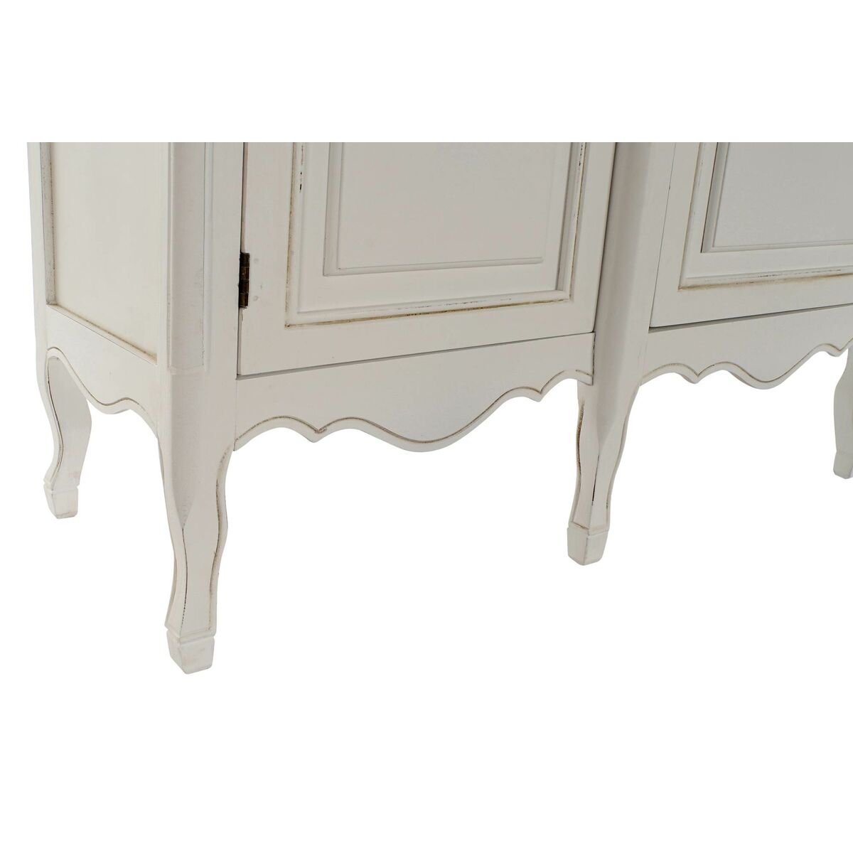 Skänk DKD Home Decor   140 x 45 x 90 cm Brun Vit Mörkbrun Paulowniaträ - 4