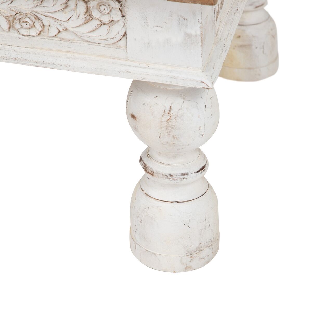 Soffbord Vit Naturell 120 x 70 x 45 cm - 7