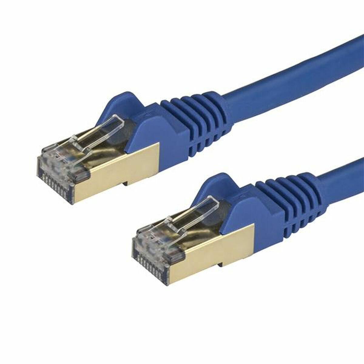 Nätkabel UTP Styv Kategori 6 Startech 6ASPAT50CMBL Blå 50 cm - 4