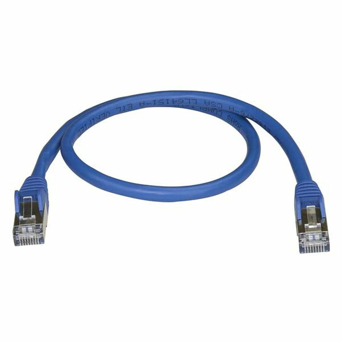 Nätkabel UTP Styv Kategori 6 Startech 6ASPAT50CMBL Blå 50 cm - 3