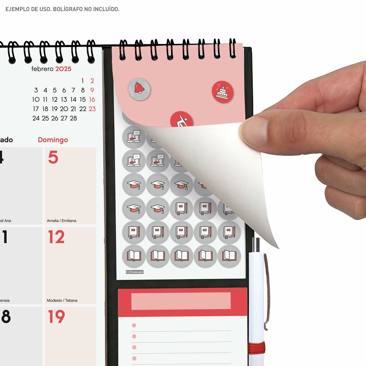 Väggkalender Finocam Papper 2025 21,5 x 32,5 cm - 5