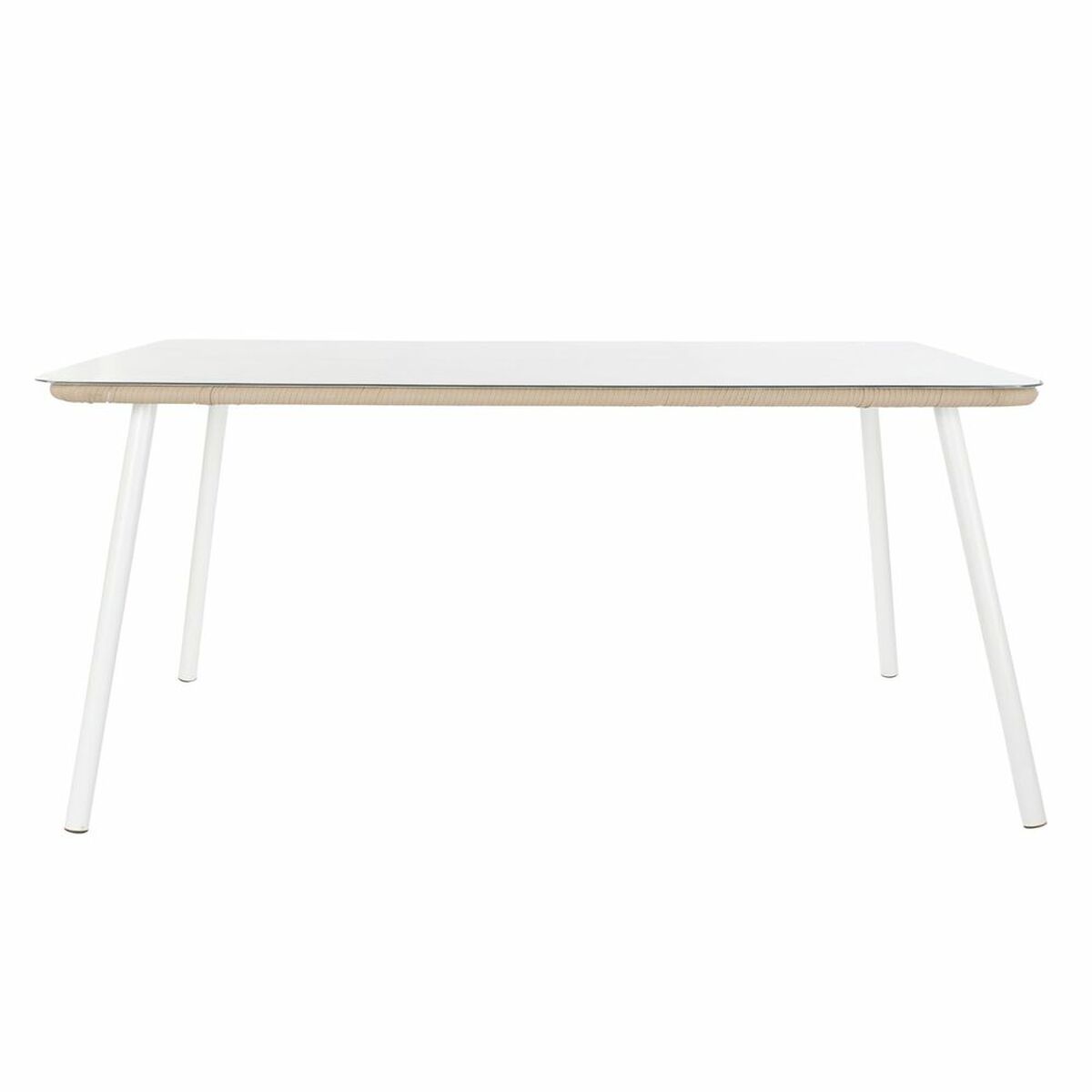 Bordsgrupp med stolar DKD Home Decor Beige 78 cm 163 x 95 x 6 cm - 3