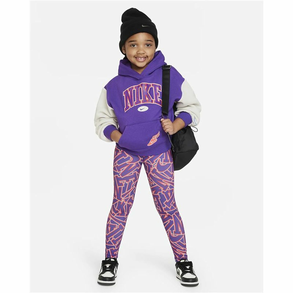 Luvtröja, Flickor Nike Join The Club Violett - 5