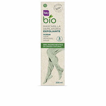 Hårborttagningskräm kropp Taky Bio Natural 0% Scrub 200 ml