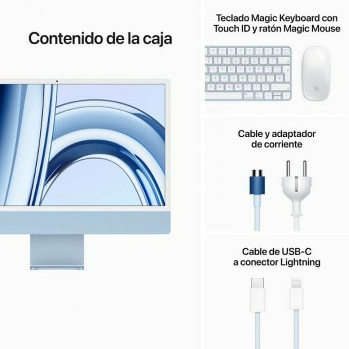 All in One Apple iMac 24" 8 GB RAM 256 GB SSD M3 - 2