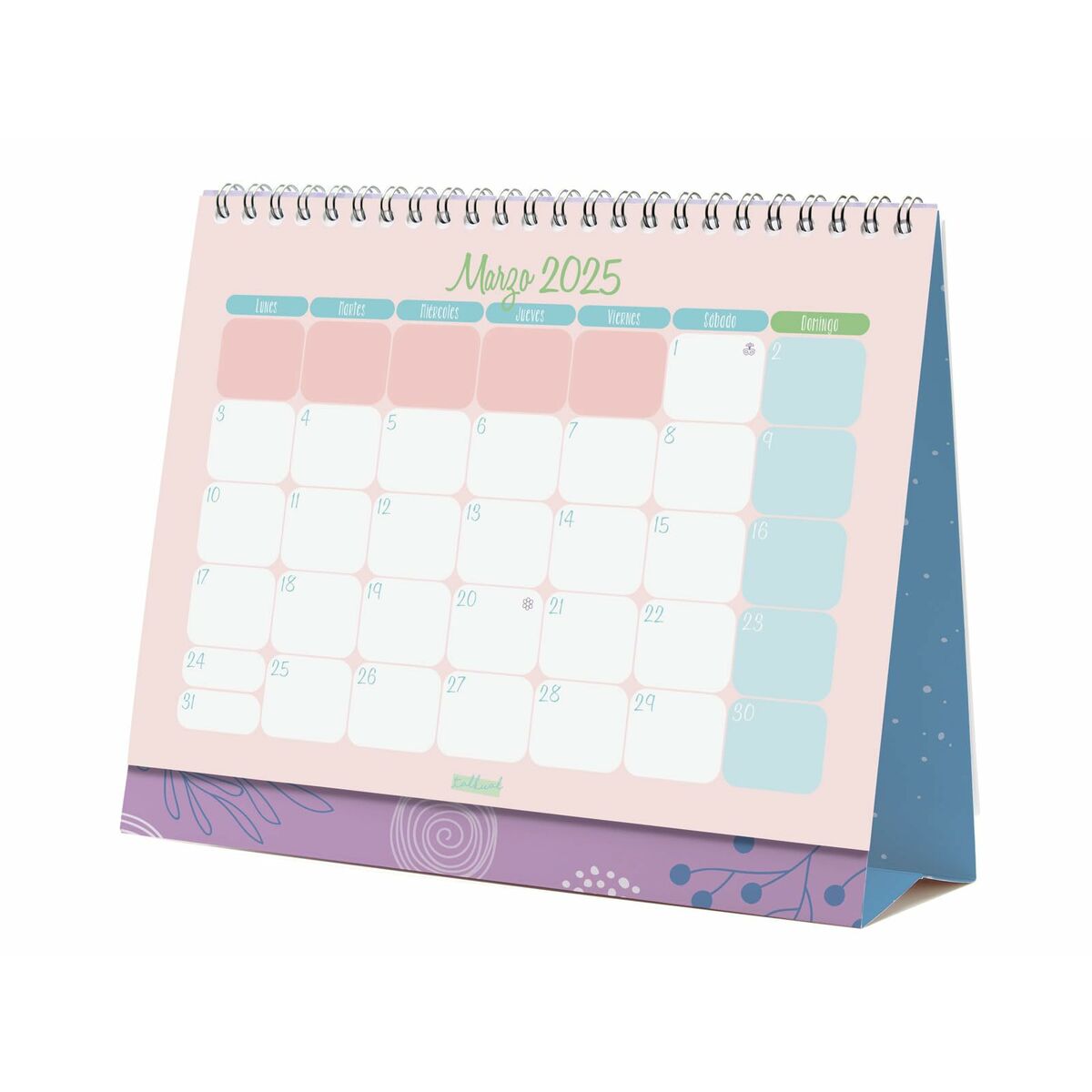 Skrivbordskalender Finocam TALKUAL Multicolour Papper 21 x 15 cm 2025 - 5