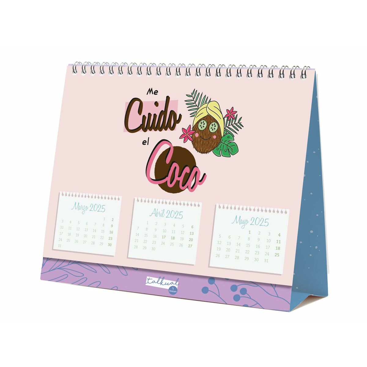 Skrivbordskalender Finocam TALKUAL Multicolour Papper 21 x 15 cm 2025 - 6