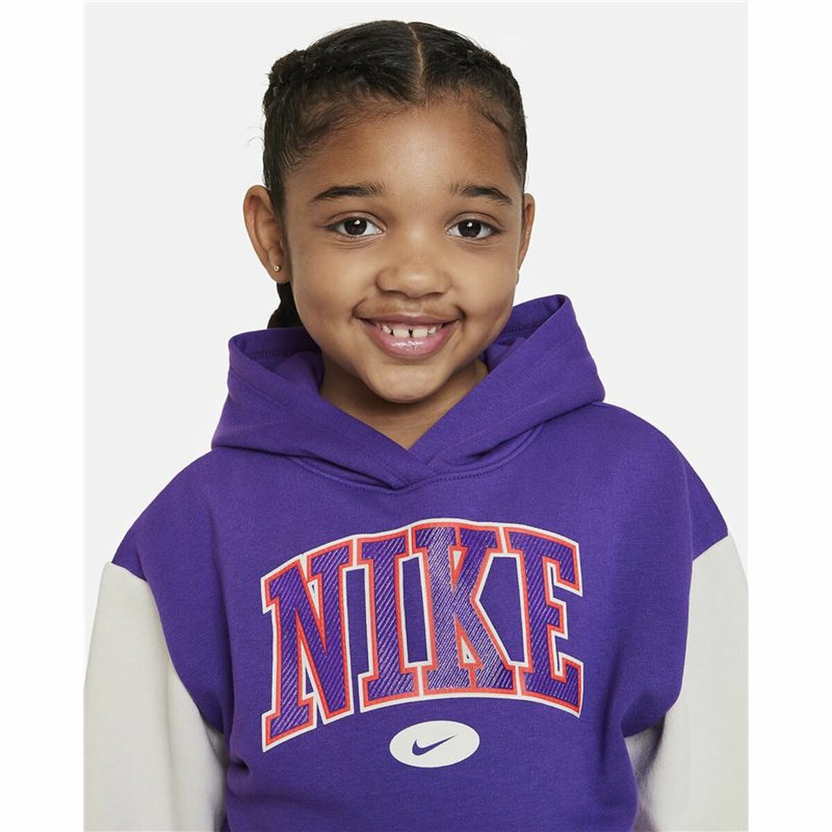 Luvtröja, Flickor Nike Join The Club Violett - 3