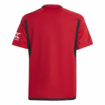 Kortärmad fotbollströja, Barn Adidas Manchester (7-8 år)