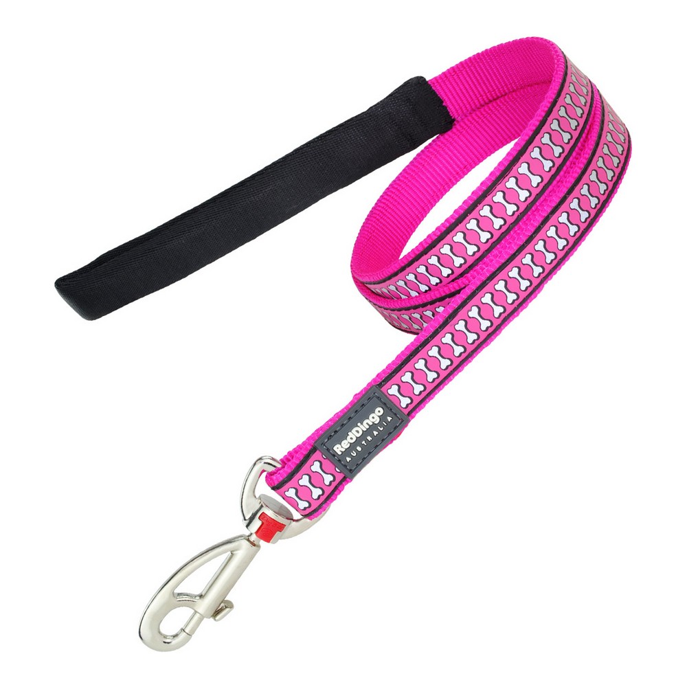 DoHundkoppel Red Dingo Reflekterande Fuchsia (2 x 120 cm)