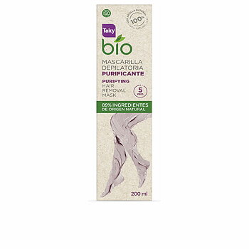 Hårborttagningskräm kropp Taky Bio Natural 0% Purifying 200 ml