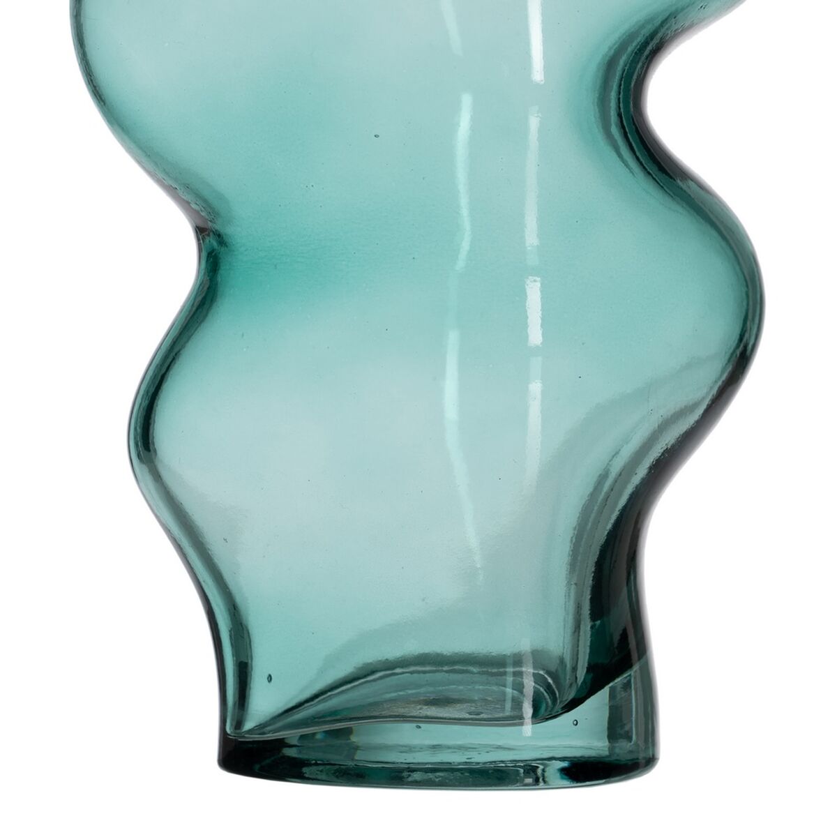 Vas Grön Glas 12,5 x 10 x 25 cm - 5