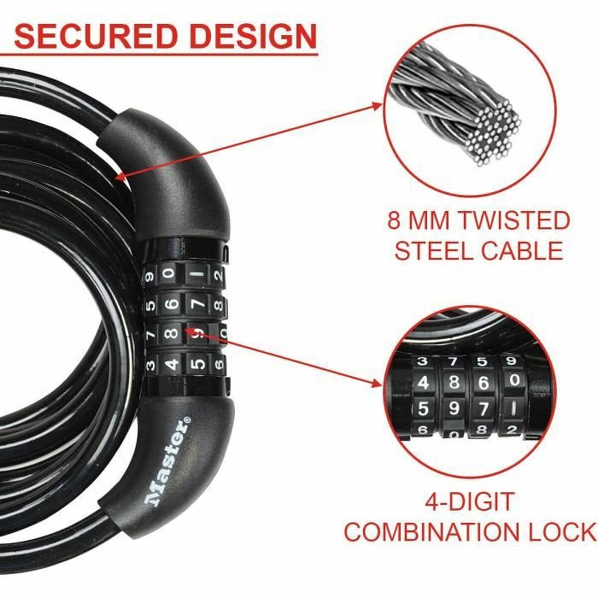 Kedja med hänglås Master Lock - 3