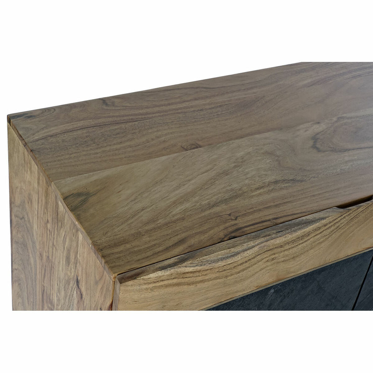Skänk DKD Home Decor 8424001826971 145 x 42 x 74 cm Svart Brun Akaciaträ - 2