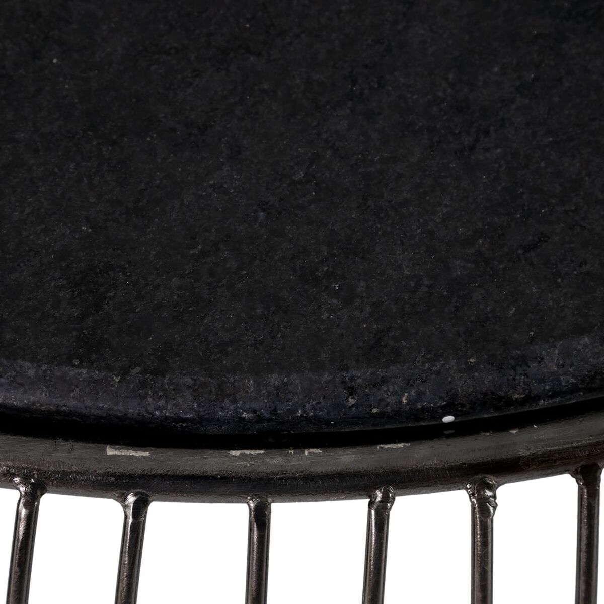 Soffbord Svart Silvrig 90 x 90 x 48 cm - 3