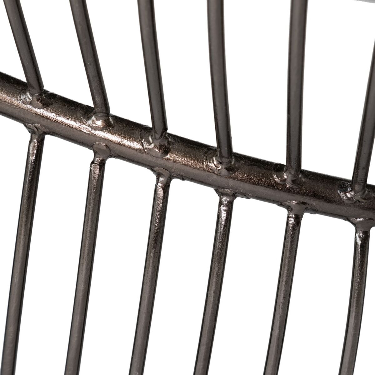 Soffbord Svart Silvrig 90 x 90 x 48 cm - 4