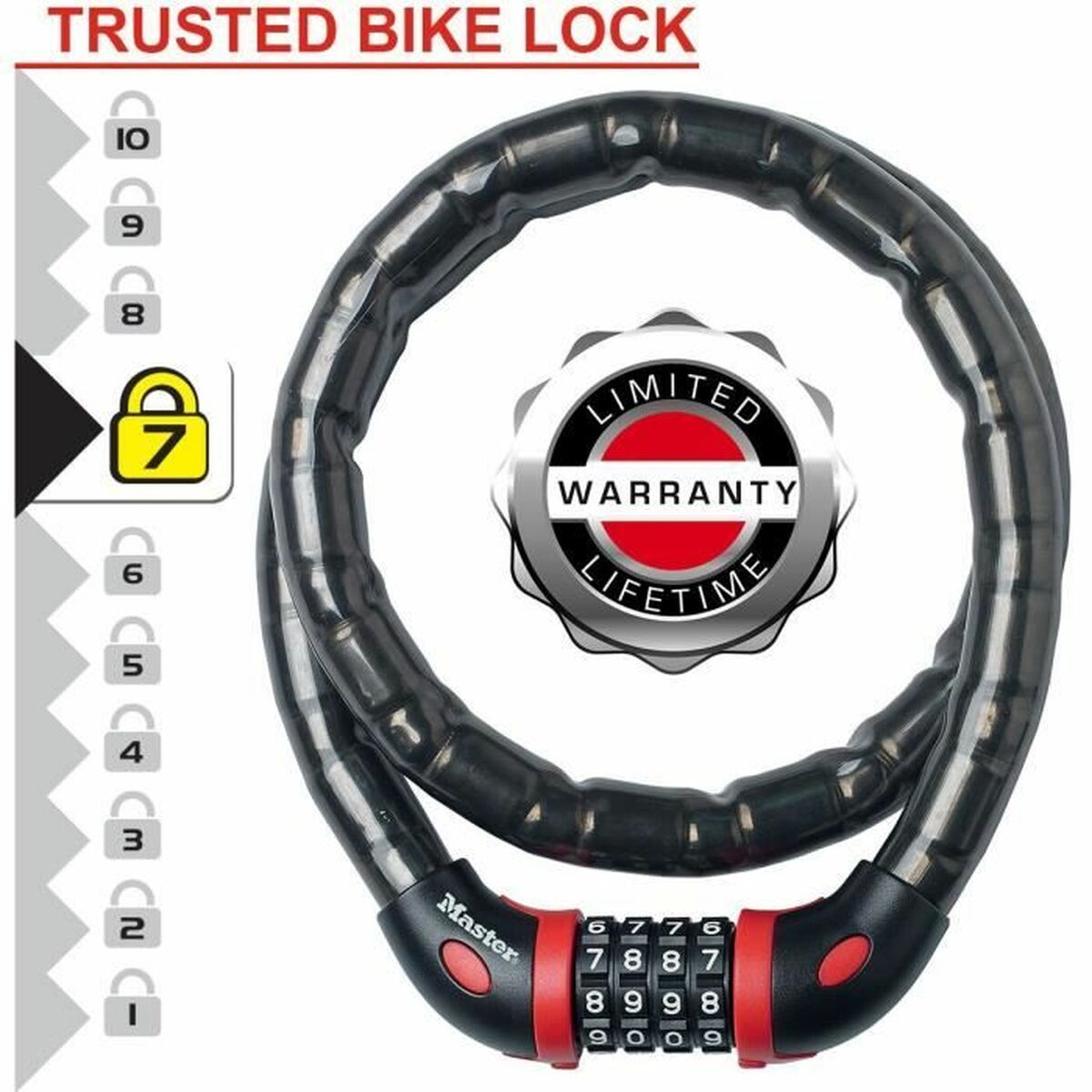 Kedja med hänglås Master Lock - 2